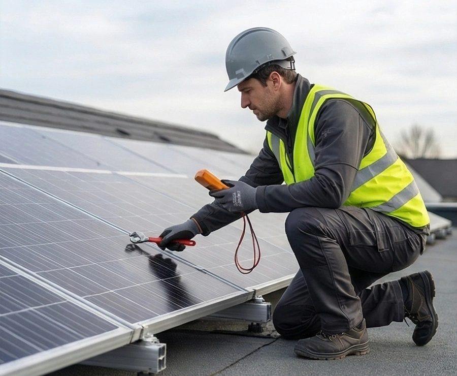 technicien-photovoltaique-controle-performance