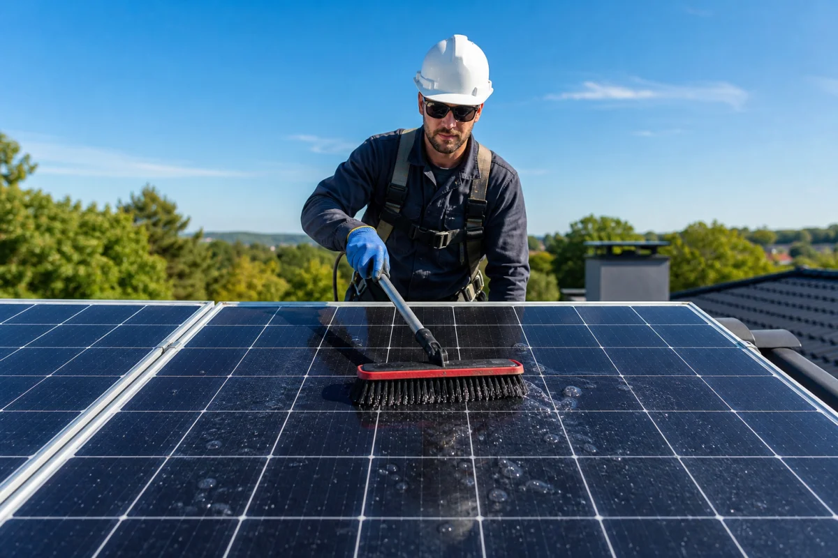 panneau photovoltaique entretien