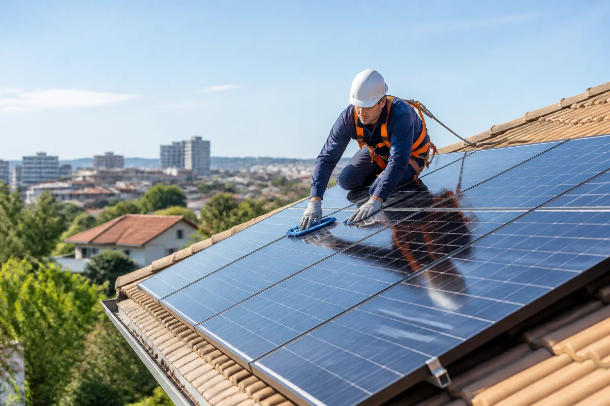 nettoyage panneaux photovoltaïque prix