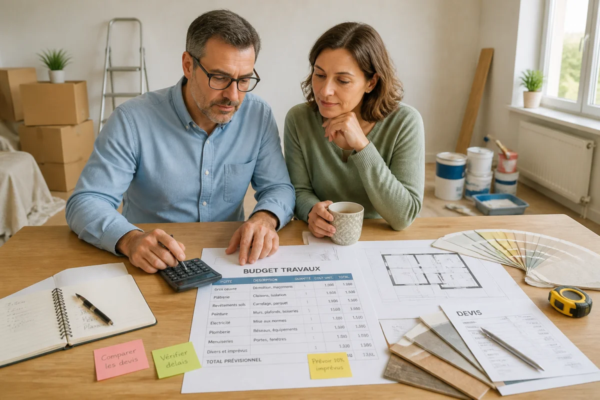 Préparer son budget travaux maison sans mauvaise surprise