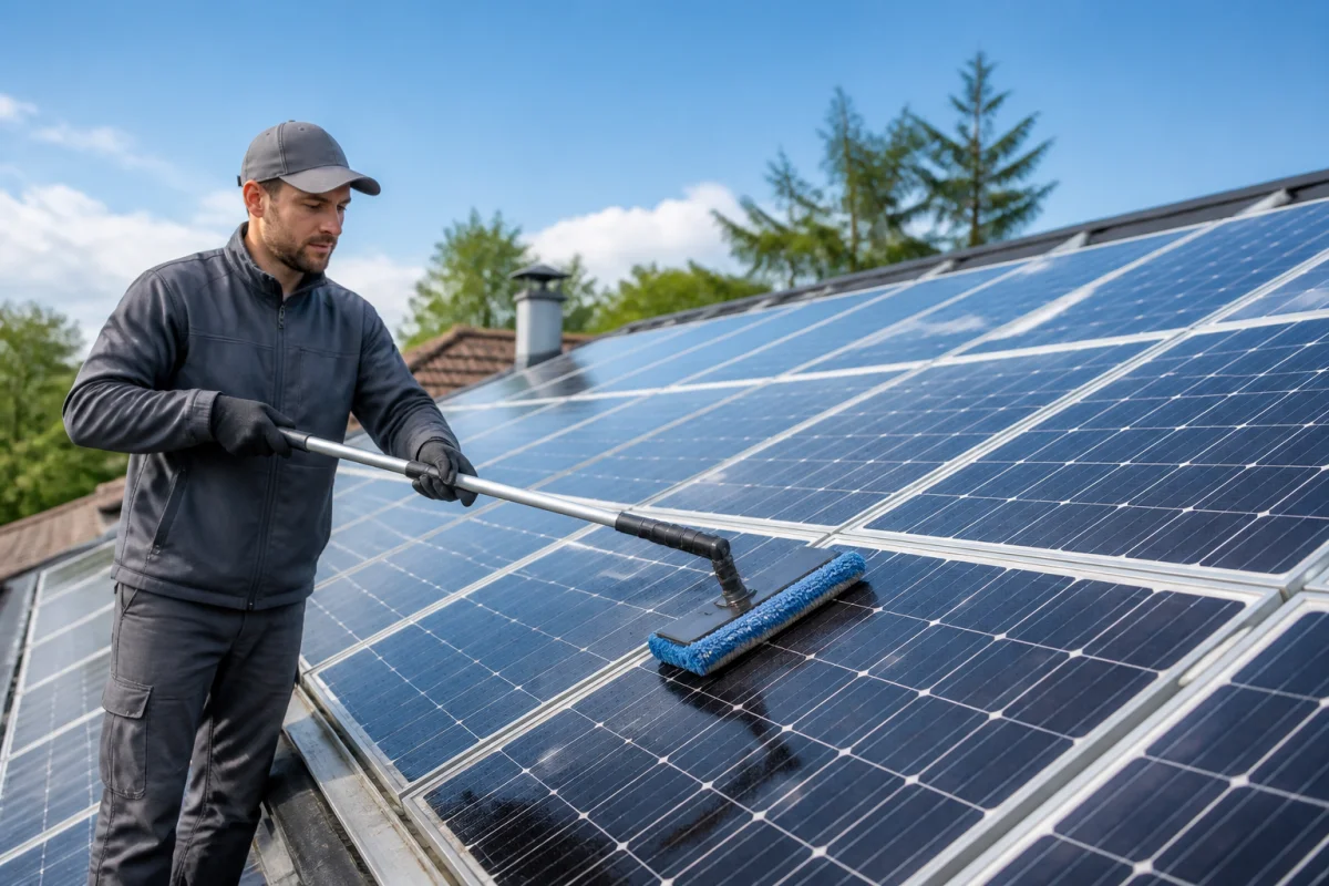 Entretien des panneaux solaires pour garder une installation performante