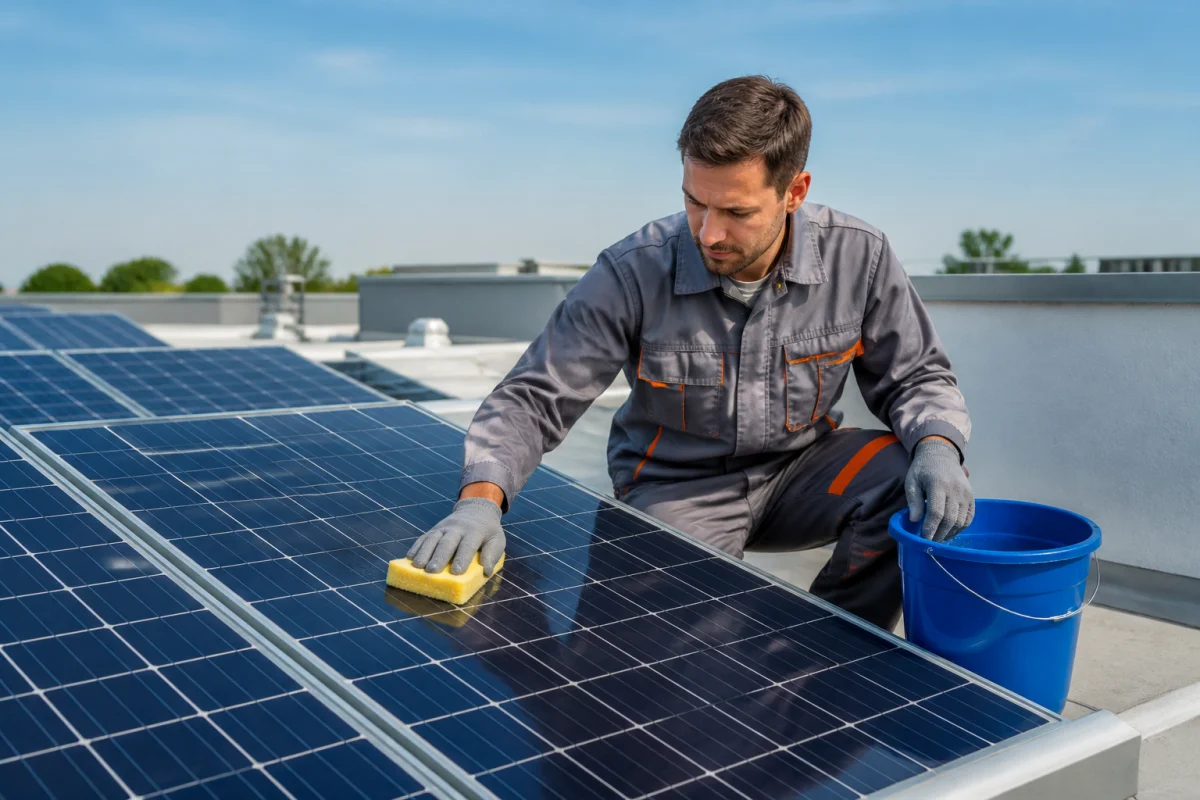 Entretien des panneaux solaires pour garder une installation performante