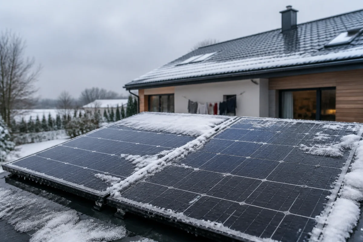 Panneaux solaires en hiver et bonnes pratiques pour garder une maison efficace